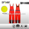 high quality workwear orange coveralls with 100% polyester 300D oxford pu coated conform to EN ISO 20471& ANSI/ISEA 107